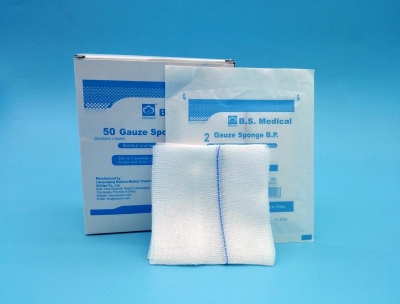 gauze swab pads；medical gauze swab