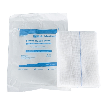 gauze swab pads；medical gauze swab