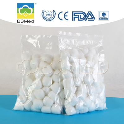 Medical cotton wool ball