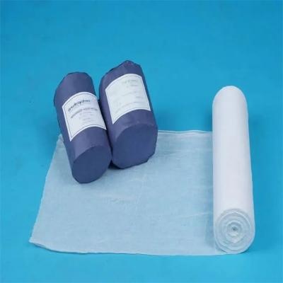 الصين Customized Sizes 4ply Mesh 19*15 Medical 100% Cotton Gauze Roll Wound Dressing الصانع
